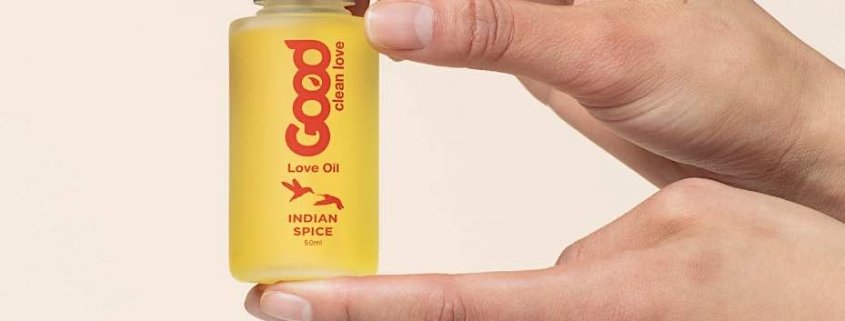 Closeup of Indian Spice Love Oil Bottle