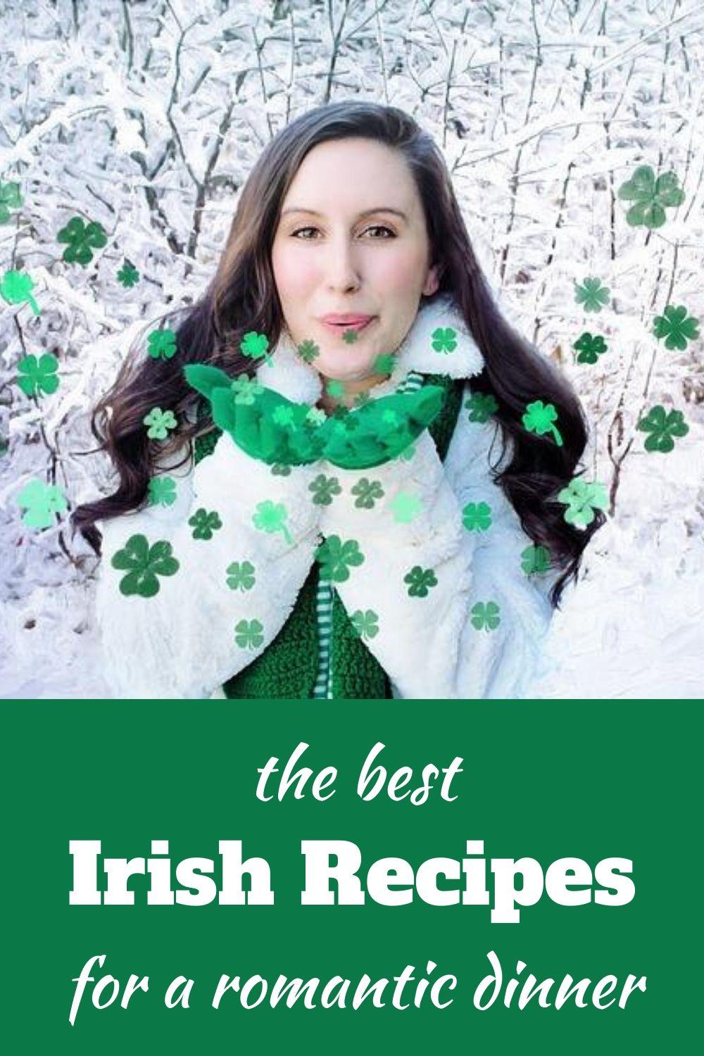 irish date night menu graphic