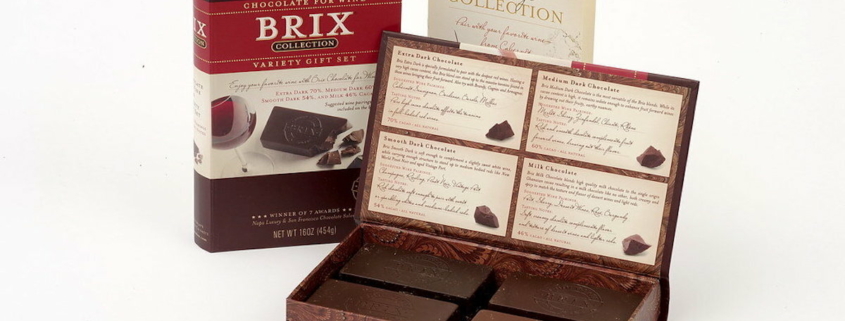 Brix four bar chocolate collection product shot