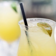 The Best Vanilla Margarita Recipe Featuring Licor 43 2 Licor 43 Margarita with a lime wedge