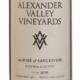 Label Shot of Alexander Valley Vineyards Rosé of Sangiovese