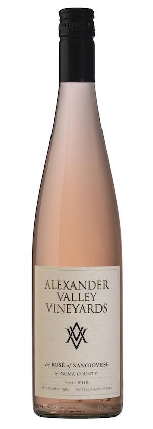 Bottle Shot of Alexander Valley Vineyards Rosé of Sangiovese