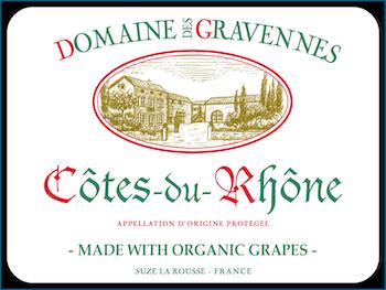 Domaine des Gravennes Côtes-du-Rhône 6 Domaine des Gravennes Côtes-du-Rhône Label
