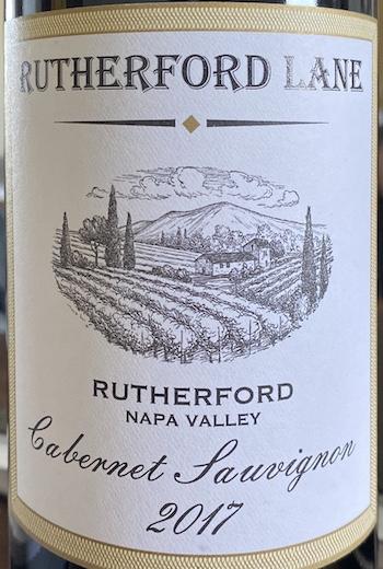 Rutherford Lane Cabernet Label