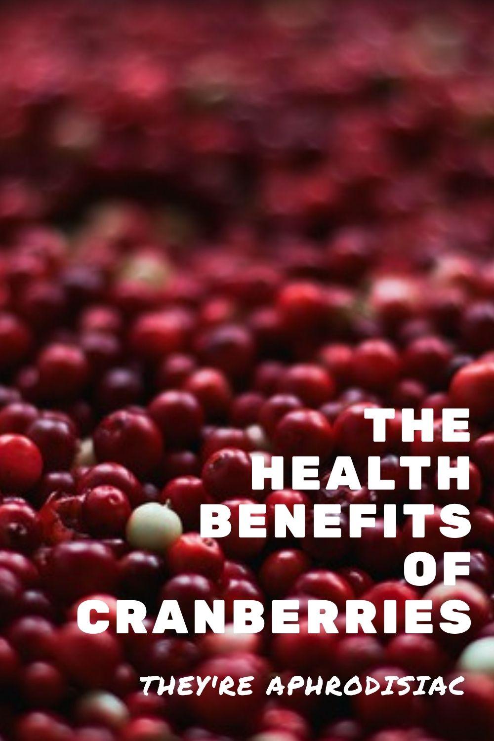 cranberry benefits sexually graphic