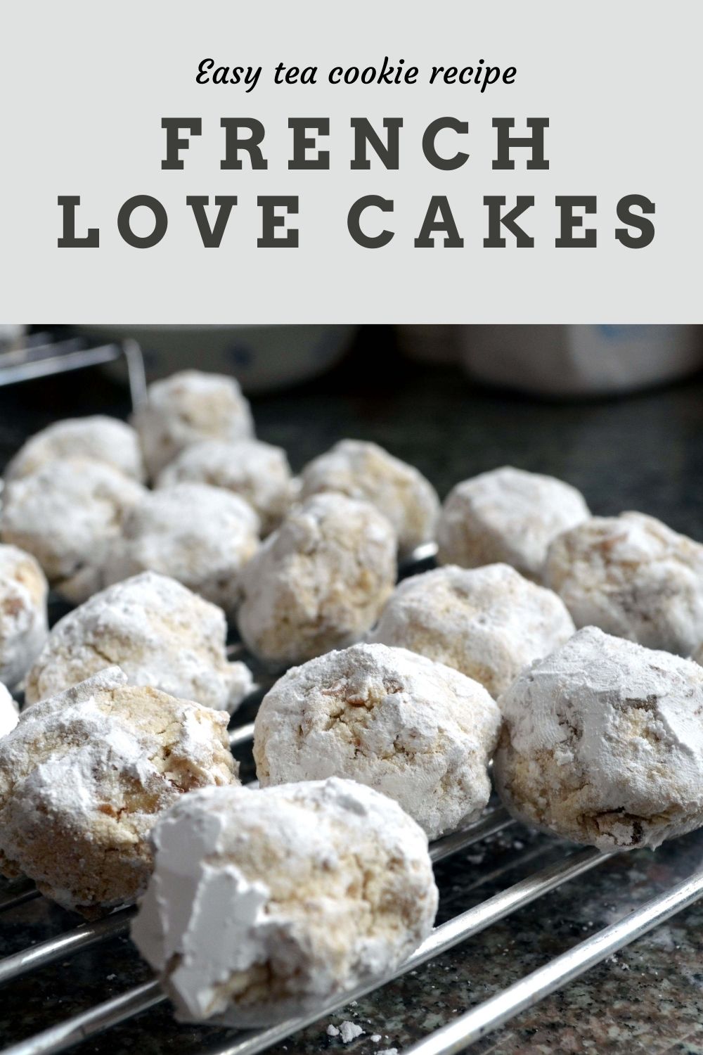 French love cakes cookie recipe graphic