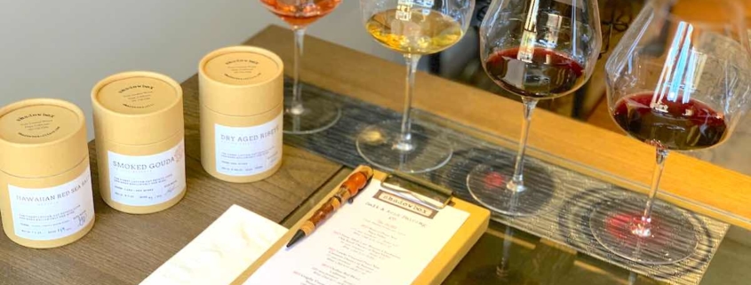 example of the Napa Valley Wine Tasting with Potato Chips at Shadowbox Cellars