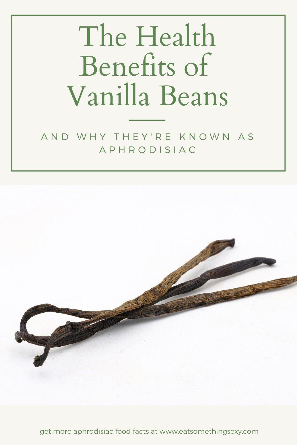 The Health Benefits of Vanilla Graphic