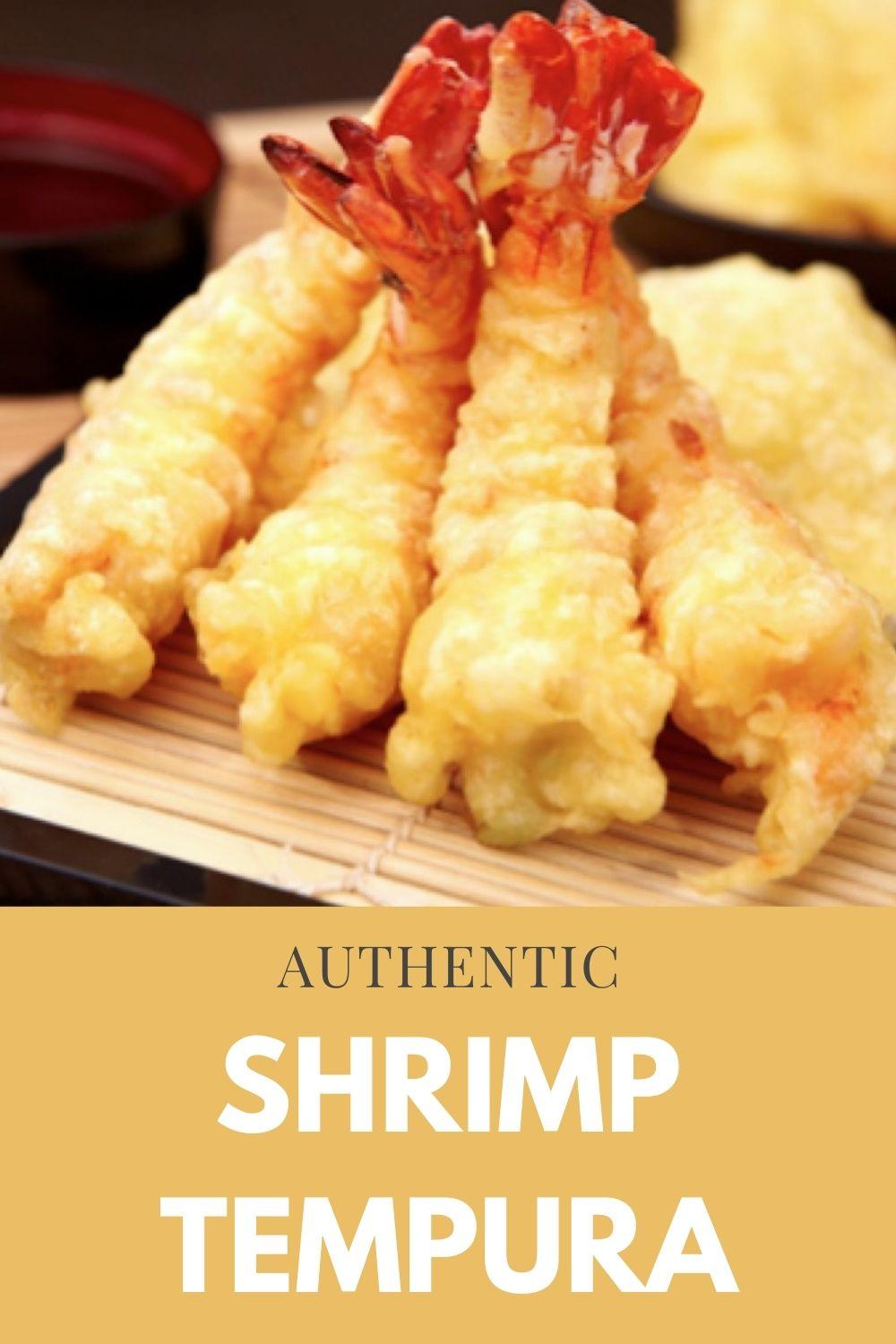 authentic shrimp tempura graphic