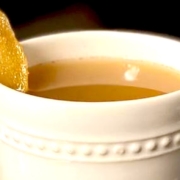 tequila hot toddy cocktail in a white mug