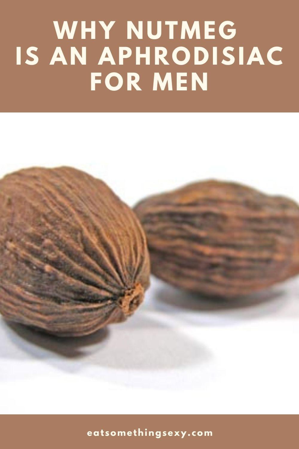 Nutmeg benefits for men graphic