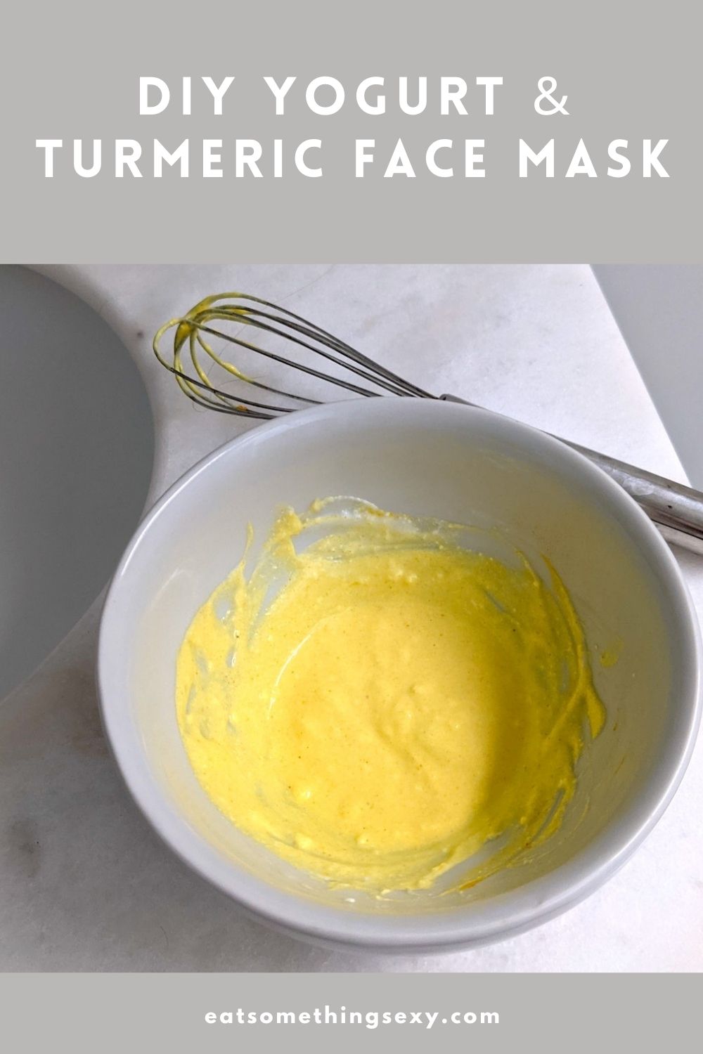 DIY Yogurt & Turmeric Face Mask Graphic