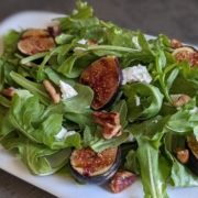 Easy Grilled Fig and Arugula Salad Recipe 2 Easy Grilled Fig and Arugula Salad Recipe 1