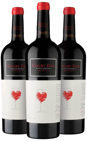 Three bottles of Colby Red