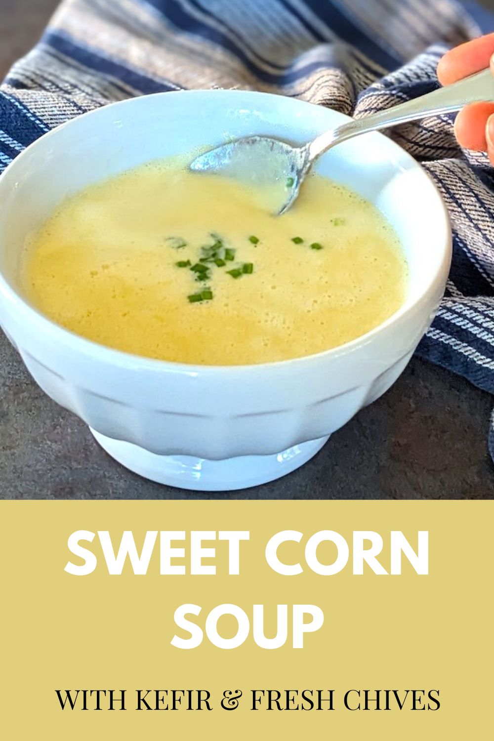 sweet corn soup with kefir graphic