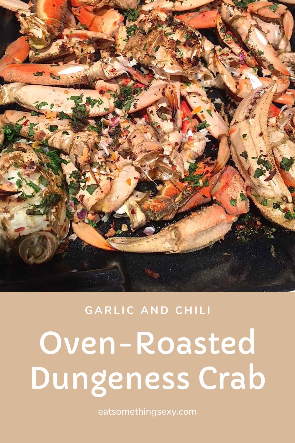 Easy Oven Roasted Dungeness Crab Graphic