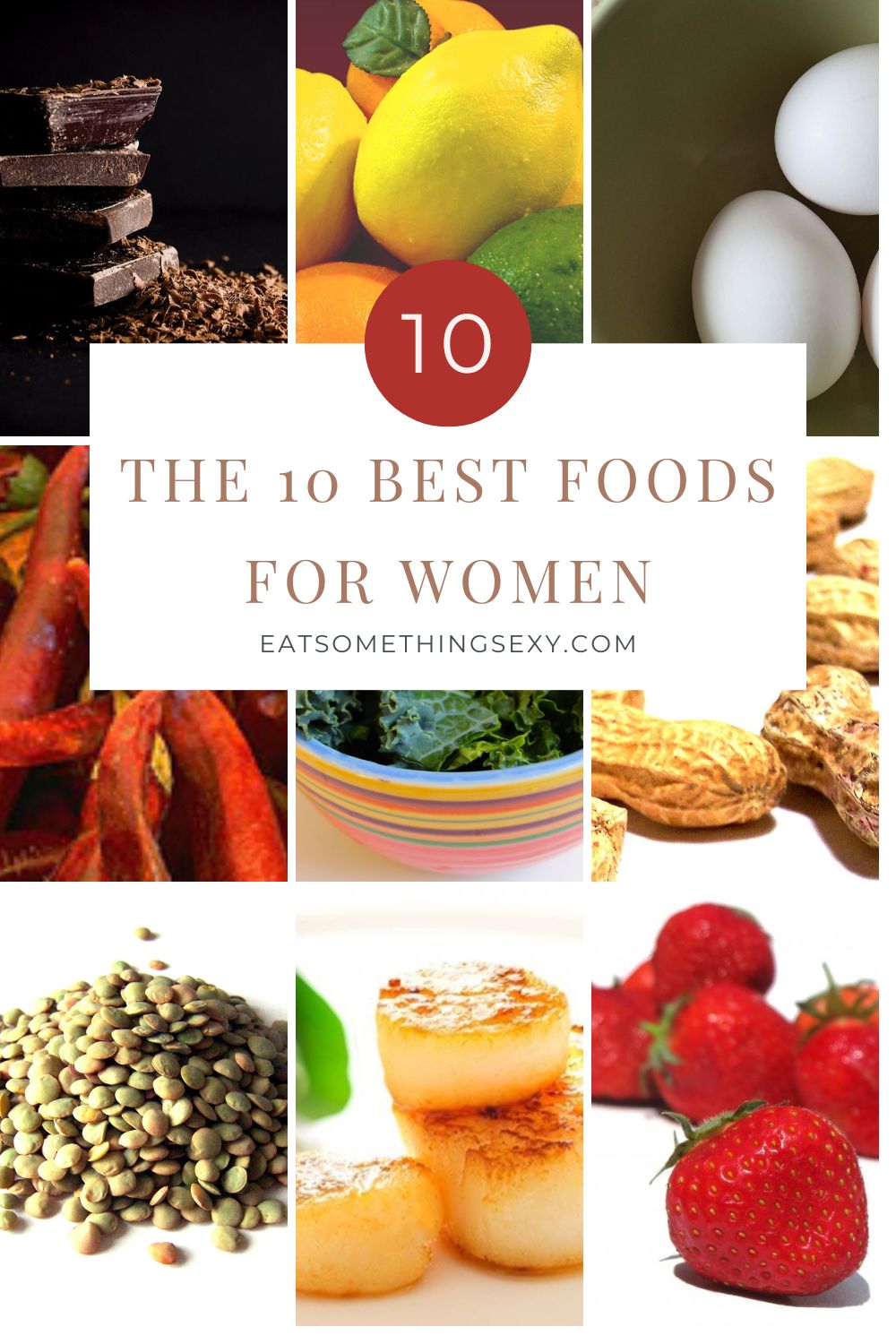 The 10 best foods for women graphic