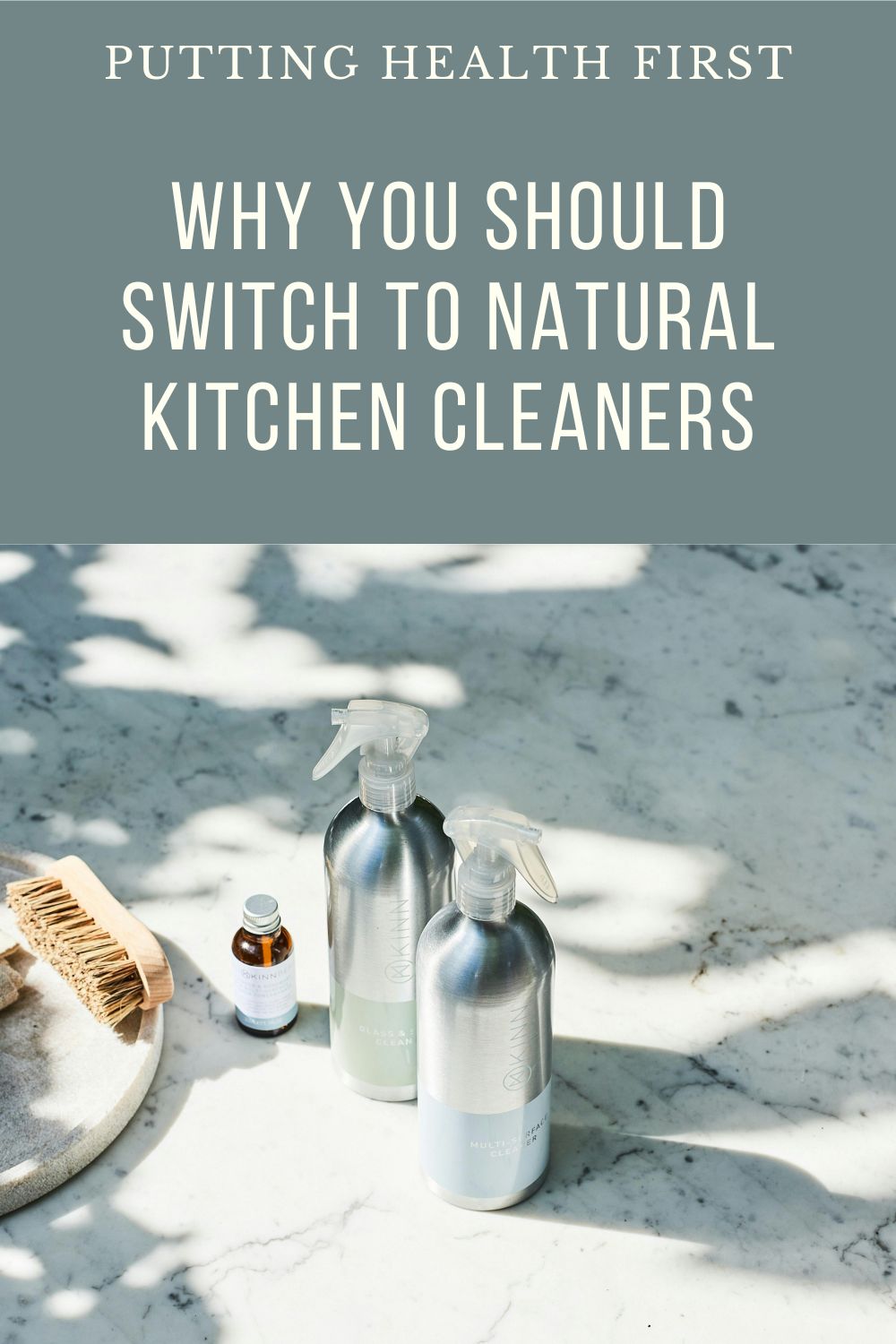 natural kitchen cleaners graphic