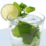 closeup of blanco mojito