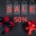 Black Friday sale banner in black and red