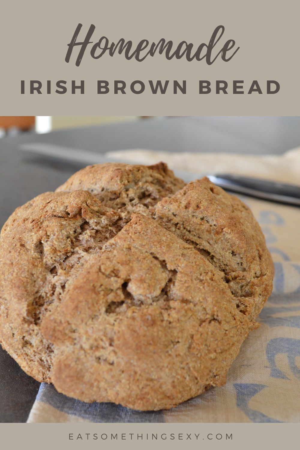 homemade irish brown bread graphic