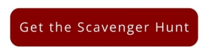 red scavenger hunt button with white lettering