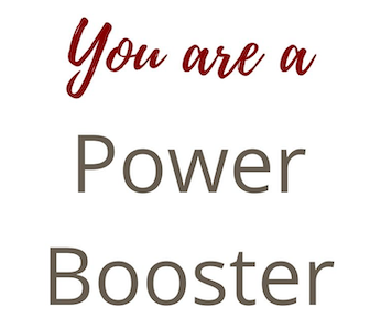 You are a power booster graohic