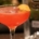 closeup of the spring gin cocktail in a coupe glass