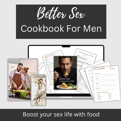 the better sex cookbook for men graphic