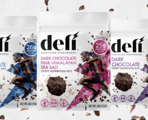 Want a Great Dark Chocolate Healthy Snack? Try Defi Bites 5 product shot of all three varieties of defi chocolate crispy superfood bites